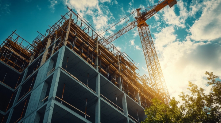 SRC造（鉄骨コンクリート造）のイメージ